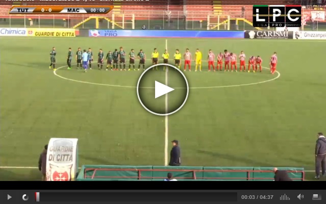 Maceratese Tuttocuoio 2 1 Highlights Sportube Su Blitz