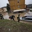 Maltempo, nubifragio Roma: traffico in tilt, gente su tetti08