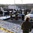New York, piccolo aereo atterra in strada nel Bronx03
