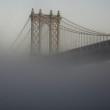New york si risveglia sotto la nebbia04