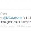 Il tweet di Nicola Porro