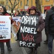 Obama a Roma. Sit-in cobas vicino ambasciata Usa12
