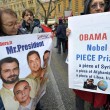 Obama a Roma. Sit-in cobas vicino ambasciata Usa11
