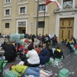 Canonizzazione Papi, piazza San Pietro il giorno dopo05