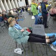Canonizzazione Papi, piazza San Pietro il giorno dopo02