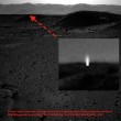 Marte, Curiosity fotografa luce misteriosa01