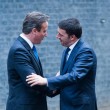 Renzi a Downing Street incontra Cameron05