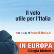 Giorgia Meloni su Fb: "Ho corretto il manifesto". Una cozza al suo posto (foto)