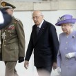 Giorgio Napolitano riceve la Regina Elisabetta II al Quirinale