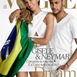 Gisele Bundchen e Neymar su Vogue Brasil di giugno01