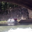 Roma, barcone di turisti alla deriva sul Tevere02