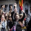 Roma, dipendenti del Comune. Protesta al Campidoglio contro tagli in busta paga01
