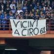 "Speziale libero" e "Ciro non mollare": striscioni nelle curve di mezza Europa