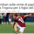 Cristian Totti, provino a Trigoria