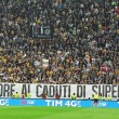 Ultras Juve, uno striscione sotto ricorda Superga. L'altro sopra invece...(foto)