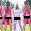 Bridesmaids mooning, su la gonna le damigelle mostrano il lato B al matrimonio04