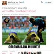 Mondiali 2014, giocatori Colombia sniffano spray arbitri01