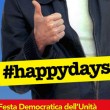 Festa Pd Roma: sul manifesto "Happy Days" c'è il premier versione Renzie FOTO03