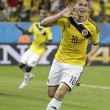 James Rodriguez (Colombia) miglior giocatore Fifa dei gironi Mondiali 2014
