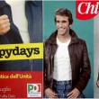 Festa Pd Roma: sul manifesto "Happy Days" c'è il premier versione Renzie FOTO03
