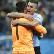 Uruguay-Inghilterra 2-1, le FOTO: i gol di Suarez e Rooney, lo stadio, i tifosi