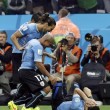Uruguay-Inghilterra 2-1, le FOTO: i gol di Suarez e Rooney, lo stadio, i tifosi
