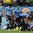 Uruguay-Inghilterra 2-1, le FOTO: i gol di Suarez e Rooney, lo stadio, i tifosi