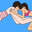 Sesso lesbo, Cosmopolitan pubblica illustrazioni con 28 posizioni FOTO