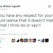 Emma Winter, sfogo su Twitter della signora Angelli04