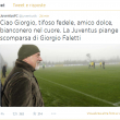 Il tweet della Juventus per Faletti