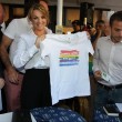 Francesca Pascale a Napoli per ritirare la tessera Arcigay18