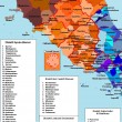 Guarda la mappa dei dialetti italiani, dai Gallo-Italici ai Meridionali Estremi