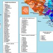 Guarda la mappa dei dialetti italiani, dai Gallo-Italici ai Meridionali Estremi