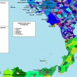 Guarda la mappa dei dialetti italiani, dai Gallo-Italici ai Meridionali Estremi