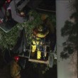Los Angeles, carrozza montagna russa contro un albero a 70 km /h03