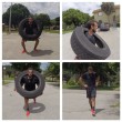 Marco Belinelli si allena trascinando auto e sollevando pneumatici FOTO 5