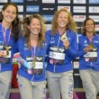 Europei nuoto: una super Federica Pellegrini trascina 4x200 sl all'oro11