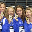 Europei nuoto: una super Federica Pellegrini trascina 4x200 sl all'oro10