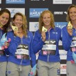 Europei nuoto: una super Federica Pellegrini trascina 4x200 sl all'oro01