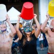 Brescia, Ice Bucket collettivo in piazza: nominati i "cugini" bergamaschi (foto)'9