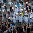 Brescia, Ice Bucket collettivo in piazza: nominati i "cugini" bergamaschi (foto)04