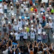 Brescia, Ice Bucket collettivo in piazza: nominati i "cugini" bergamaschi (foto)01