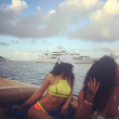 Rihanna a Ponza: aperitivo e bagno come Messi FOTO 3