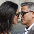 George Clooney e Amal Alamuddin sul Canal Grande di Venezia1221