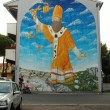 San Basilio (Roma), murales: poliziotti maiali e pecore. Rimosso 12