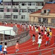 Cina, pista d'atletica sul tetto della scuola04