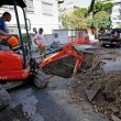 Roma, si rompe una tubatura: allagamenti a Primavalle e Monte Mario 02