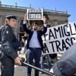 Nozze gay, protesta Ncd sotto Campidoglio05