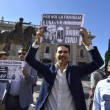 Nozze gay, protesta Ncd sotto Campidoglio04