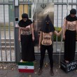 Reyhaneh Jabbari, Femen a seno nudo davanti all'ambasciata dell'Iran di Berlino 4